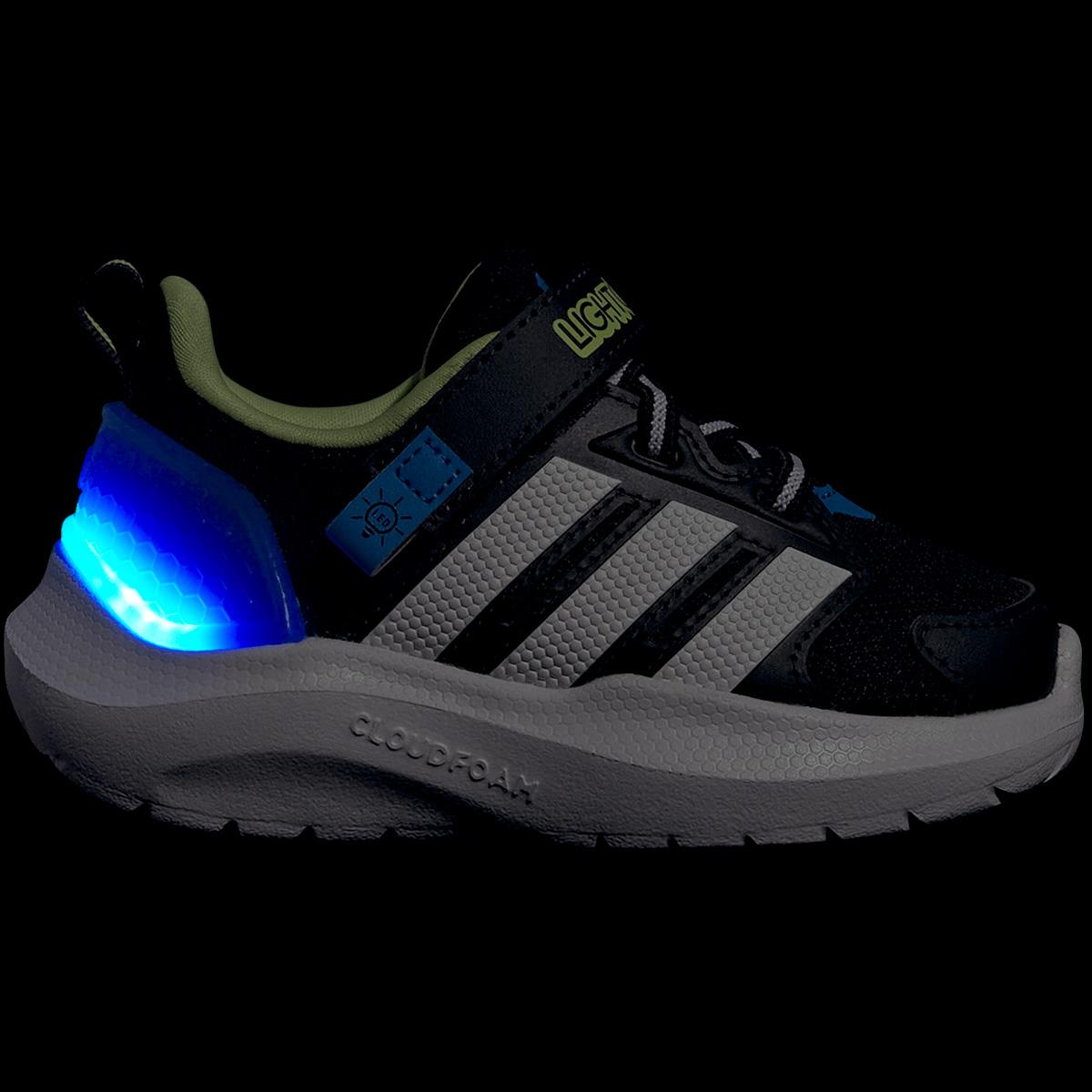 adidas Lightorama RNR I Velcro Sneakers M/Lys Børn CBLACK/FTWWHT/LURABL