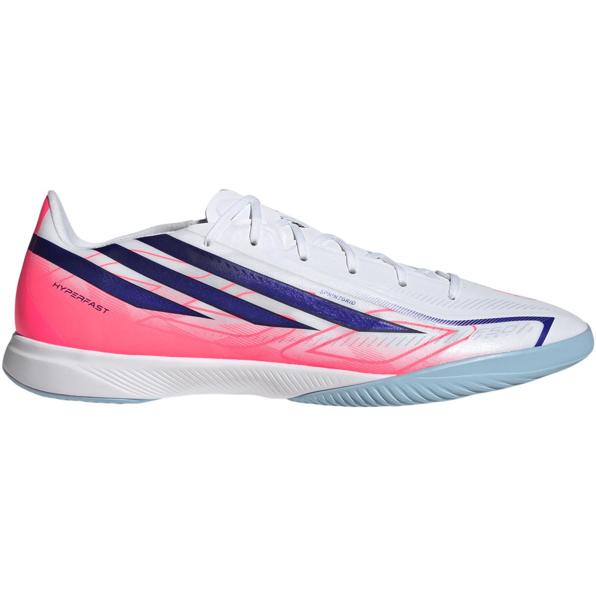 adidas F50 Hyperfast League IN Fodboldsko FTWWHT/SOLPUR/SOLTUR