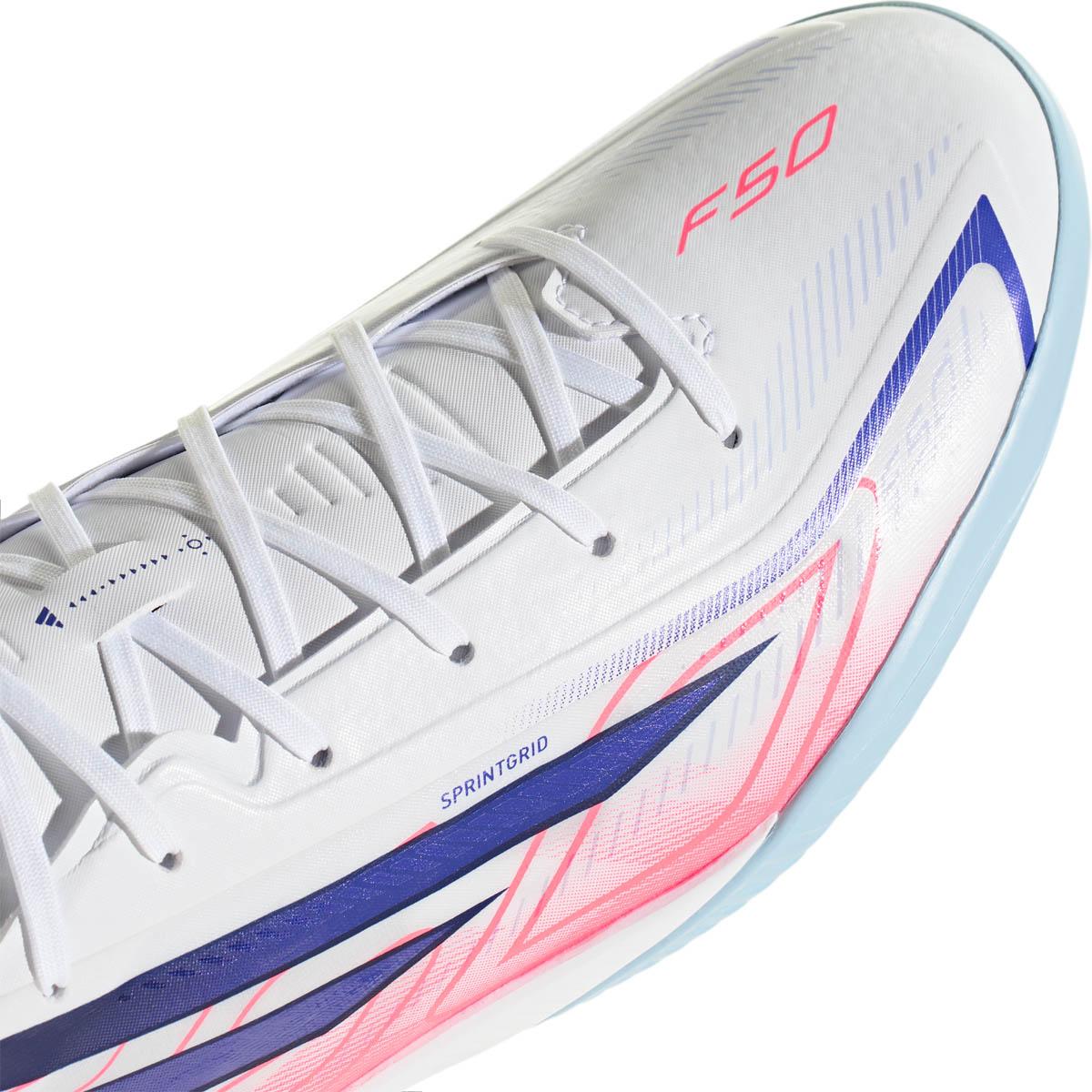 adidas F50 Hyperfast League IN Fodboldsko FTWWHT/SOLPUR/SOLTUR