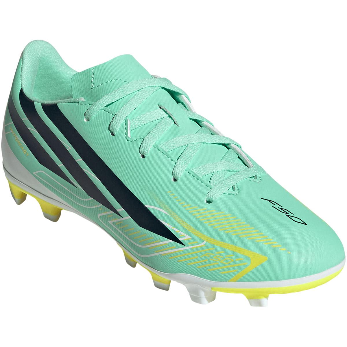 adidas F50 Hyperfast Club FG/MG Fodboldstøvler Børn PULMIN/NTNAVY/SOLLEM