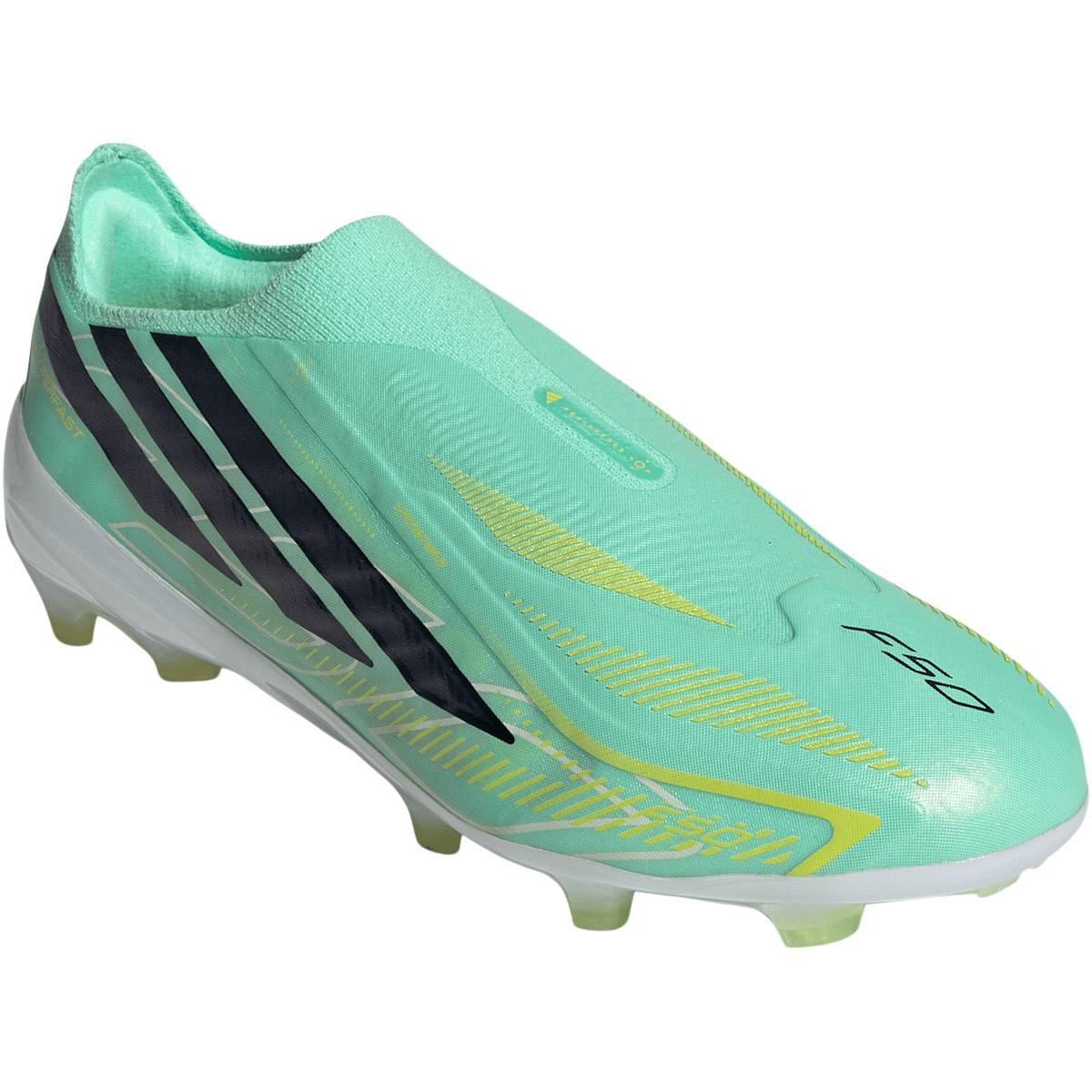 adidas F50 Hyperfast Elite LL FG Fodboldstøvler Børn PULMIN/CBLACK/SOLLEM