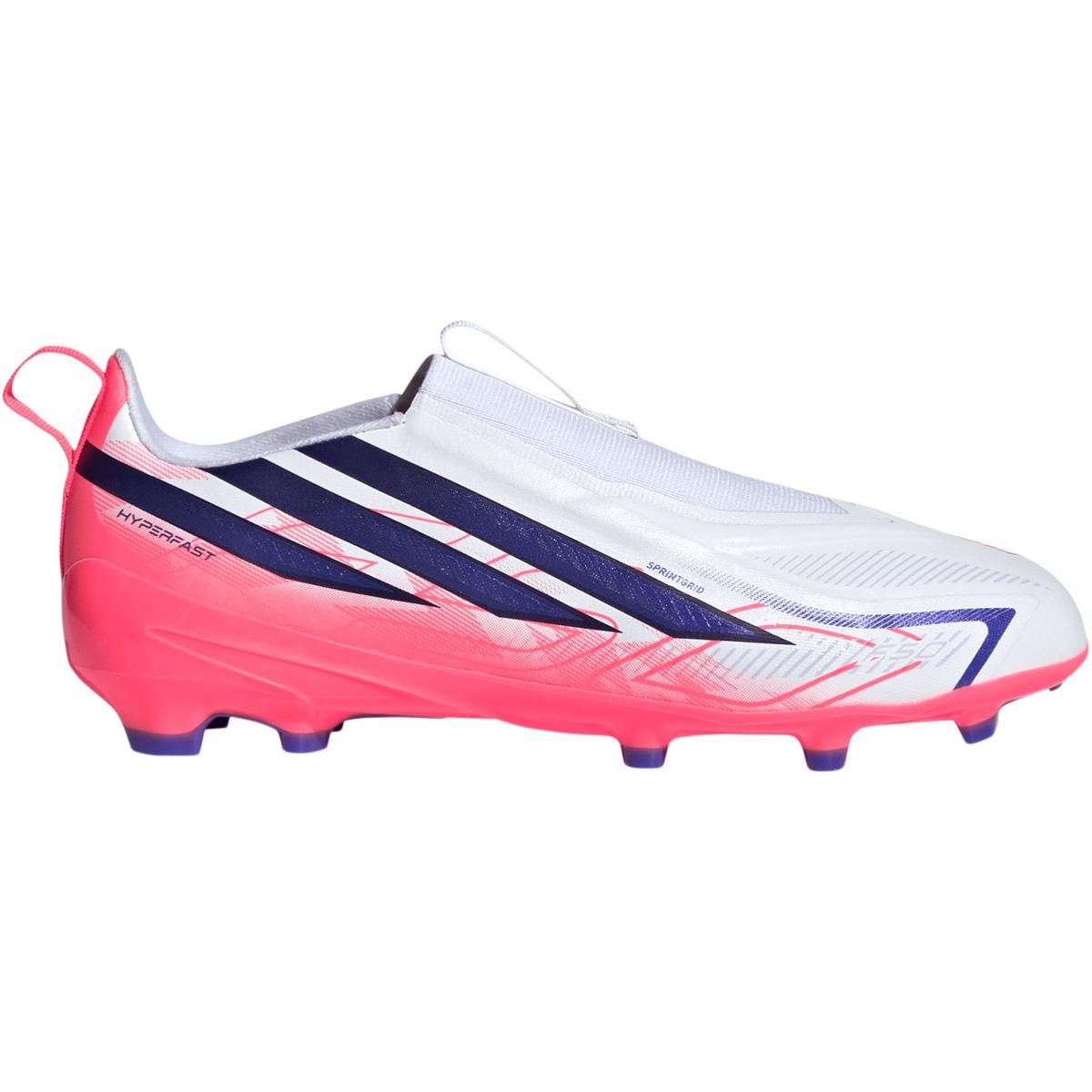 adidas F50 Hyperfast League LL FG Fodboldstøvler Børn FTWWHT/SOLPUR/SOLTUR