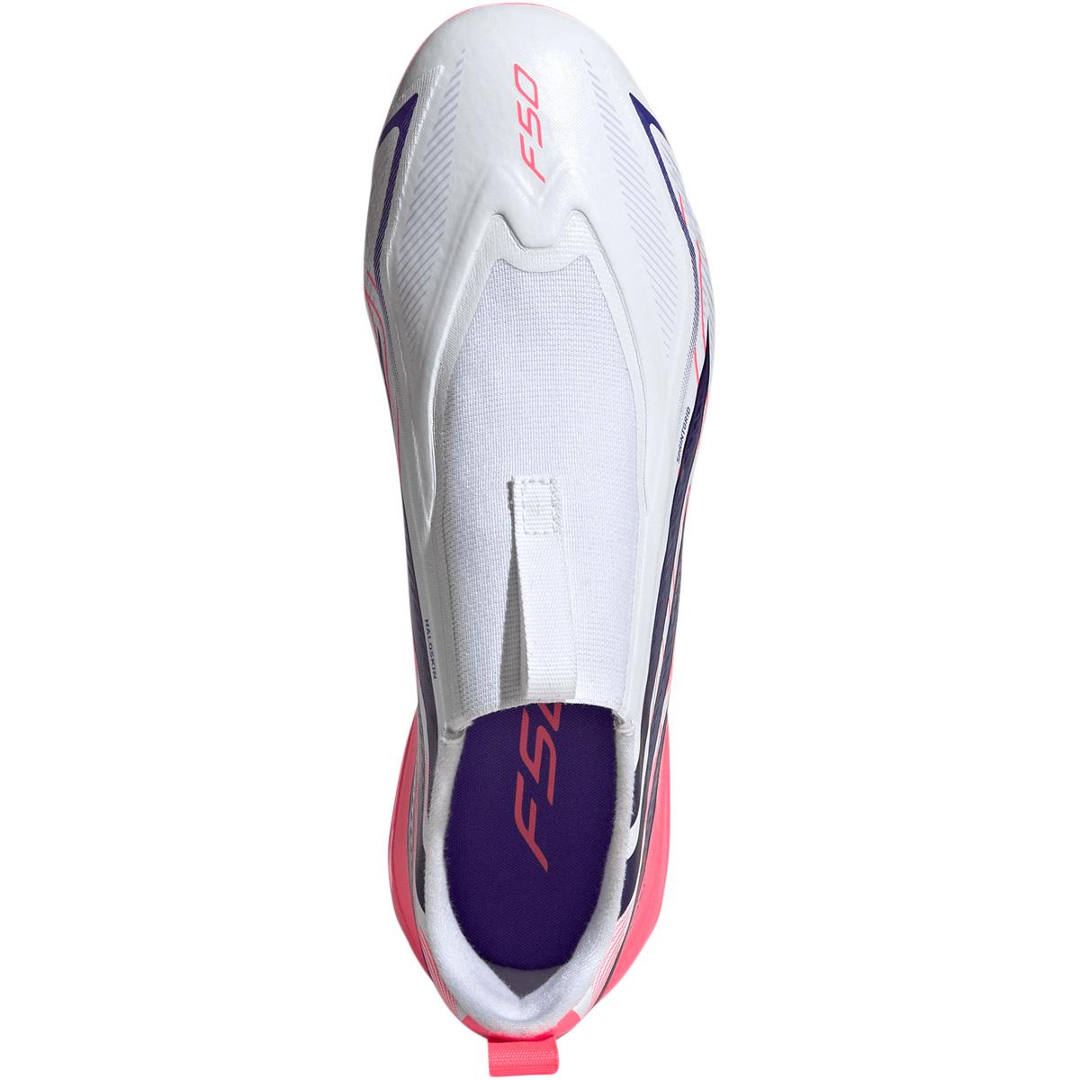 adidas F50 Hyperfast League LL FG Fodboldstøvler Børn FTWWHT/SOLPUR/SOLTUR