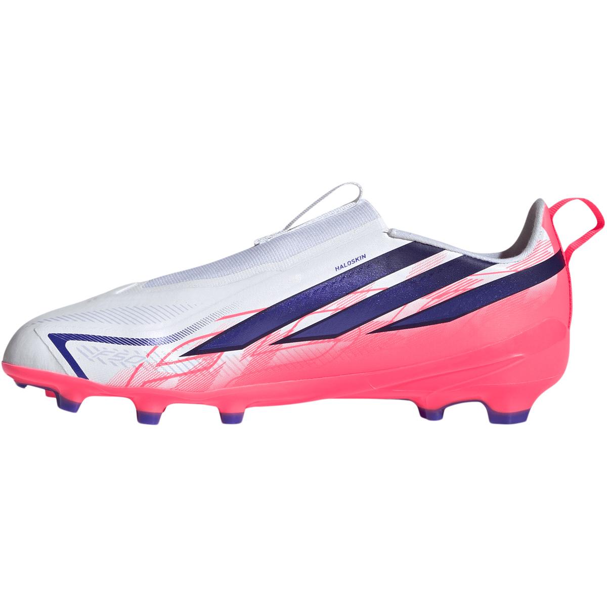 adidas F50 Hyperfast League LL FG Fodboldstøvler Børn FTWWHT/SOLPUR/SOLTUR