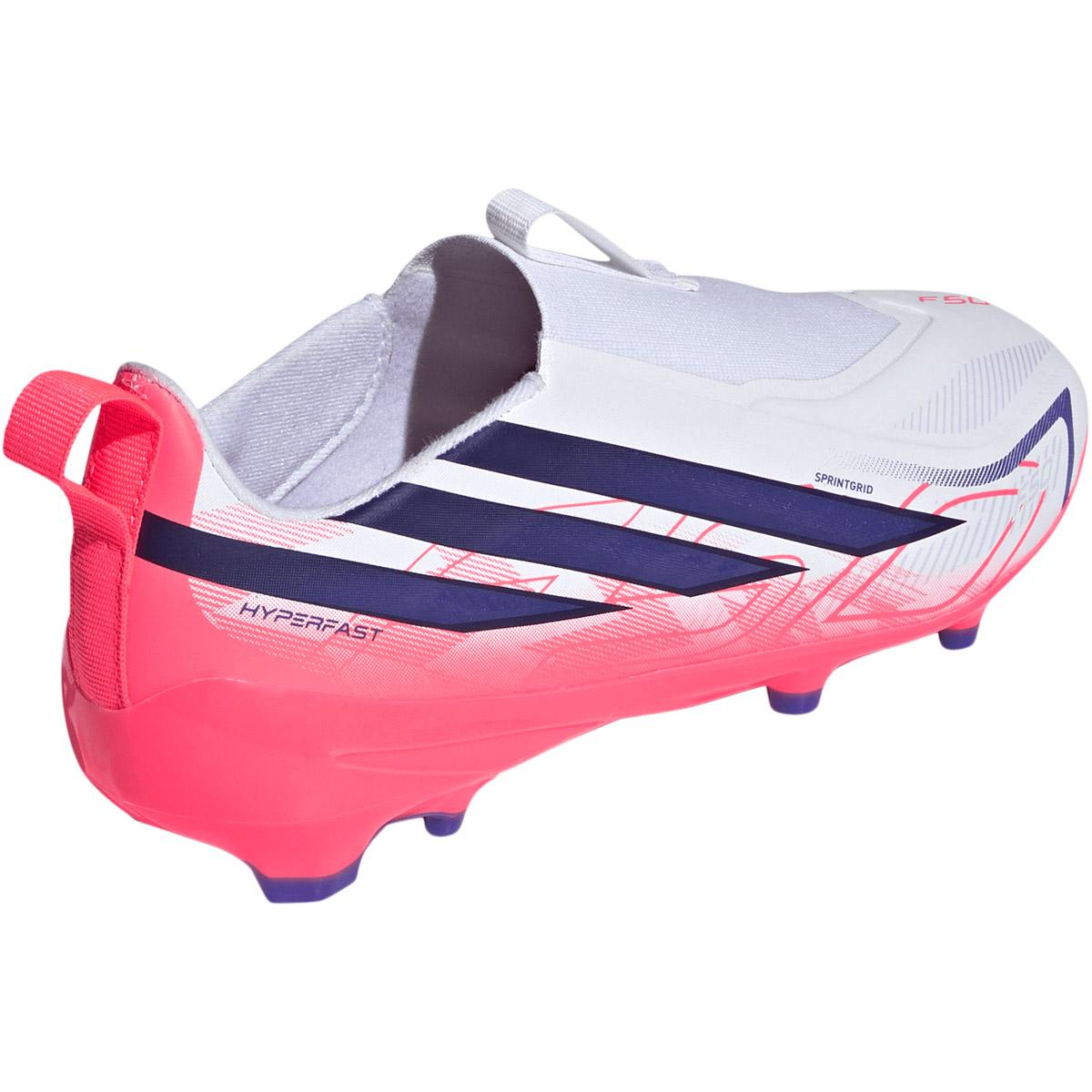 adidas F50 Hyperfast League LL FG Fodboldstøvler Børn FTWWHT/SOLPUR/SOLTUR