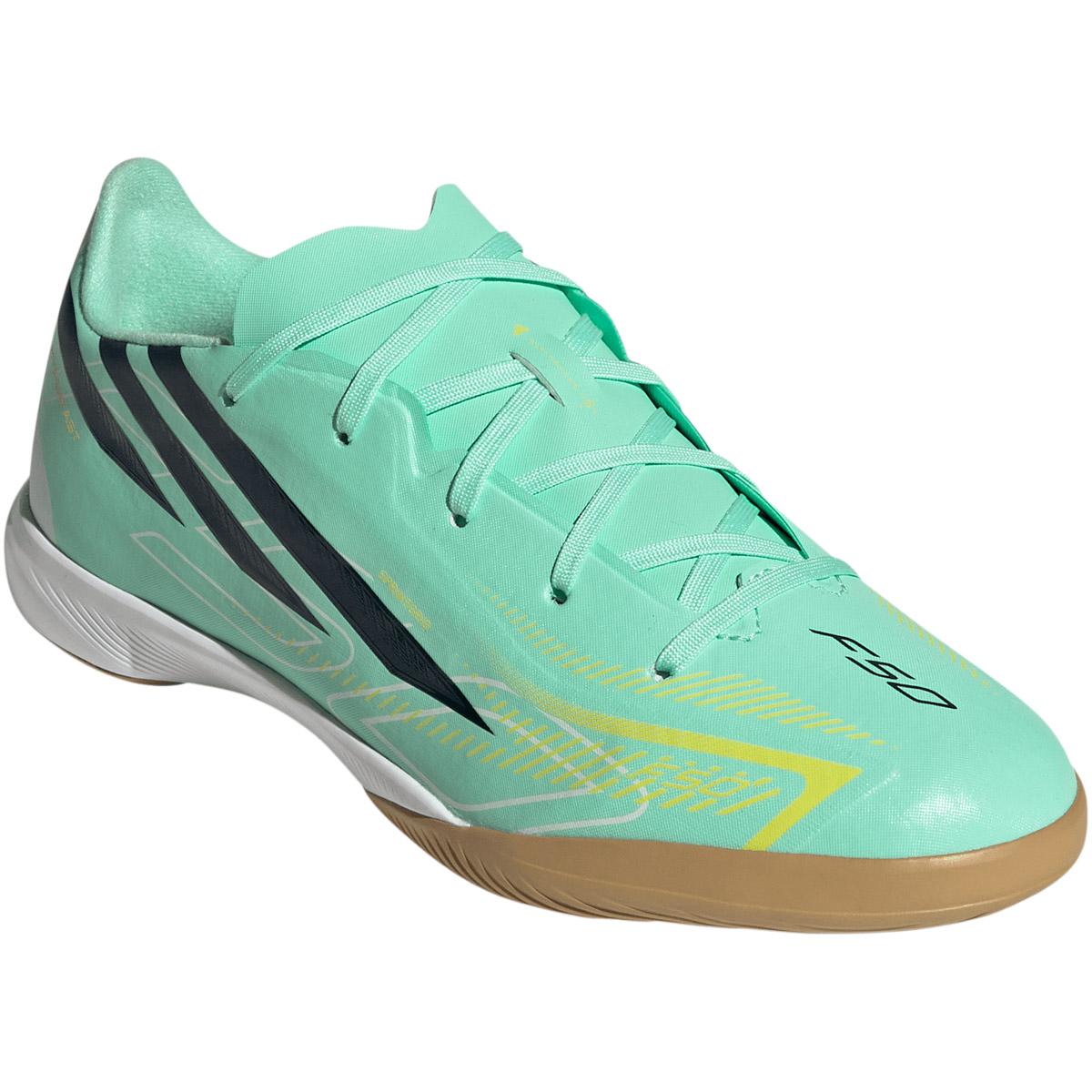 adidas F50 Hyperfast League IN Fodboldsko Børn PULMIN/NTNAVY/SOLLEM