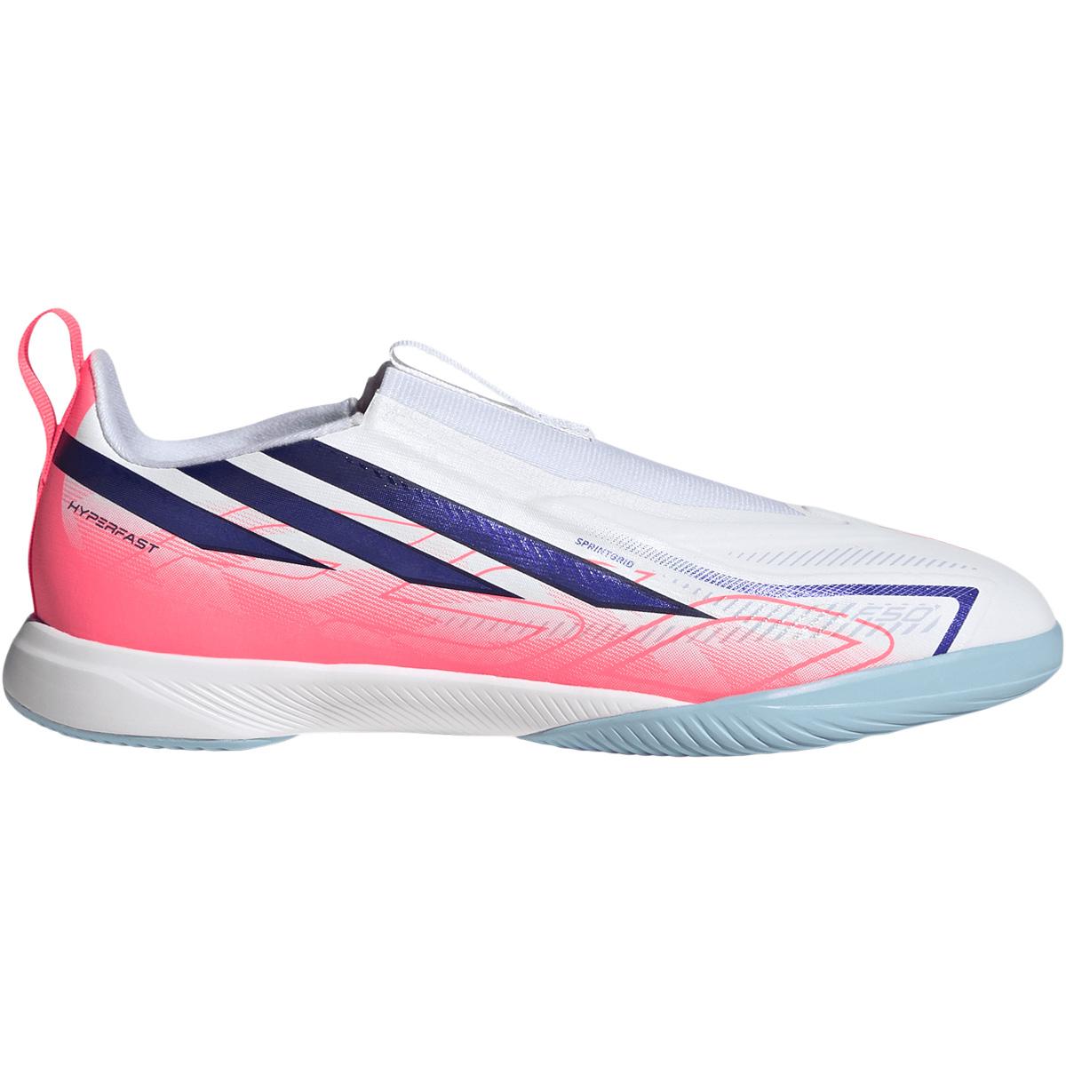 adidas F50 Hyperfast League LL IN Fodboldsko Børn FTWWHT/SOLPUR/SOLTUR