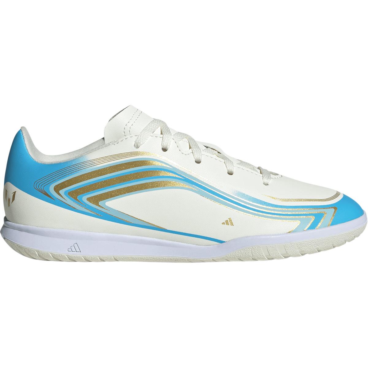 adidas F50 Messi Club IN Fodboldsko Børn IVORY/SEBLBU/ICEBLU
