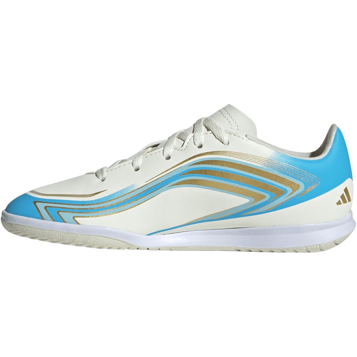 adidas F50 Messi Club IN Fodboldsko Børn IVORY/SEBLBU/ICEBLU