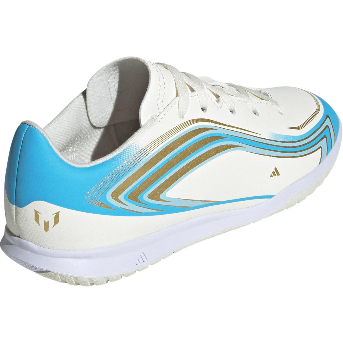 adidas F50 Messi Club IN Fodboldsko Børn IVORY/SEBLBU/ICEBLU