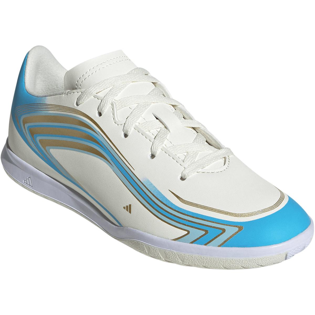 adidas F50 Messi Club IN Fodboldsko Børn IVORY/SEBLBU/ICEBLU