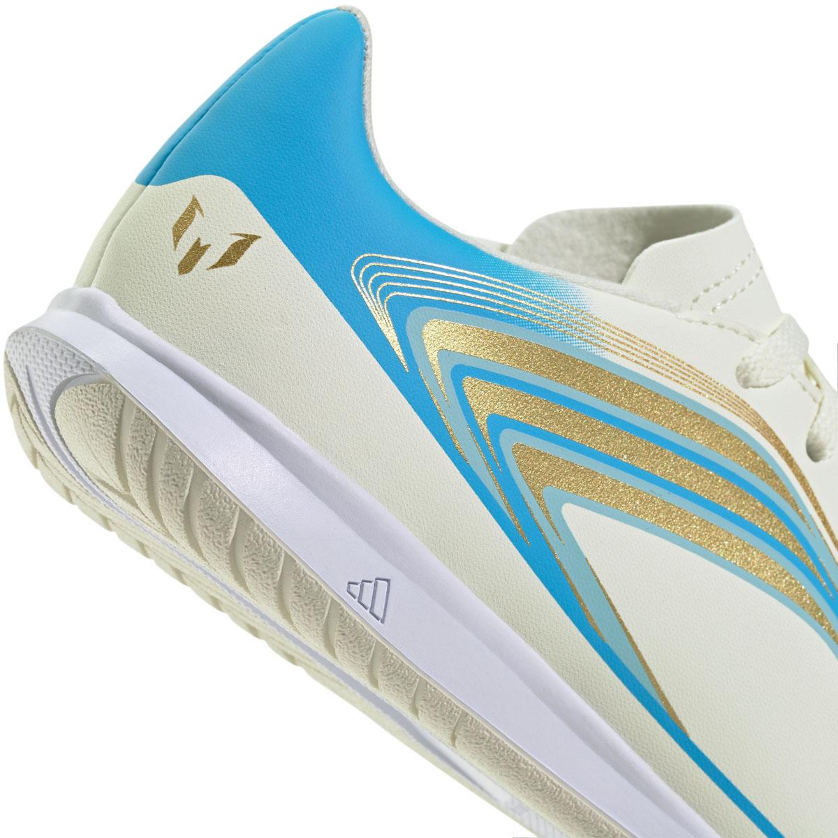 adidas F50 Messi Club IN Fodboldsko Børn IVORY/SEBLBU/ICEBLU