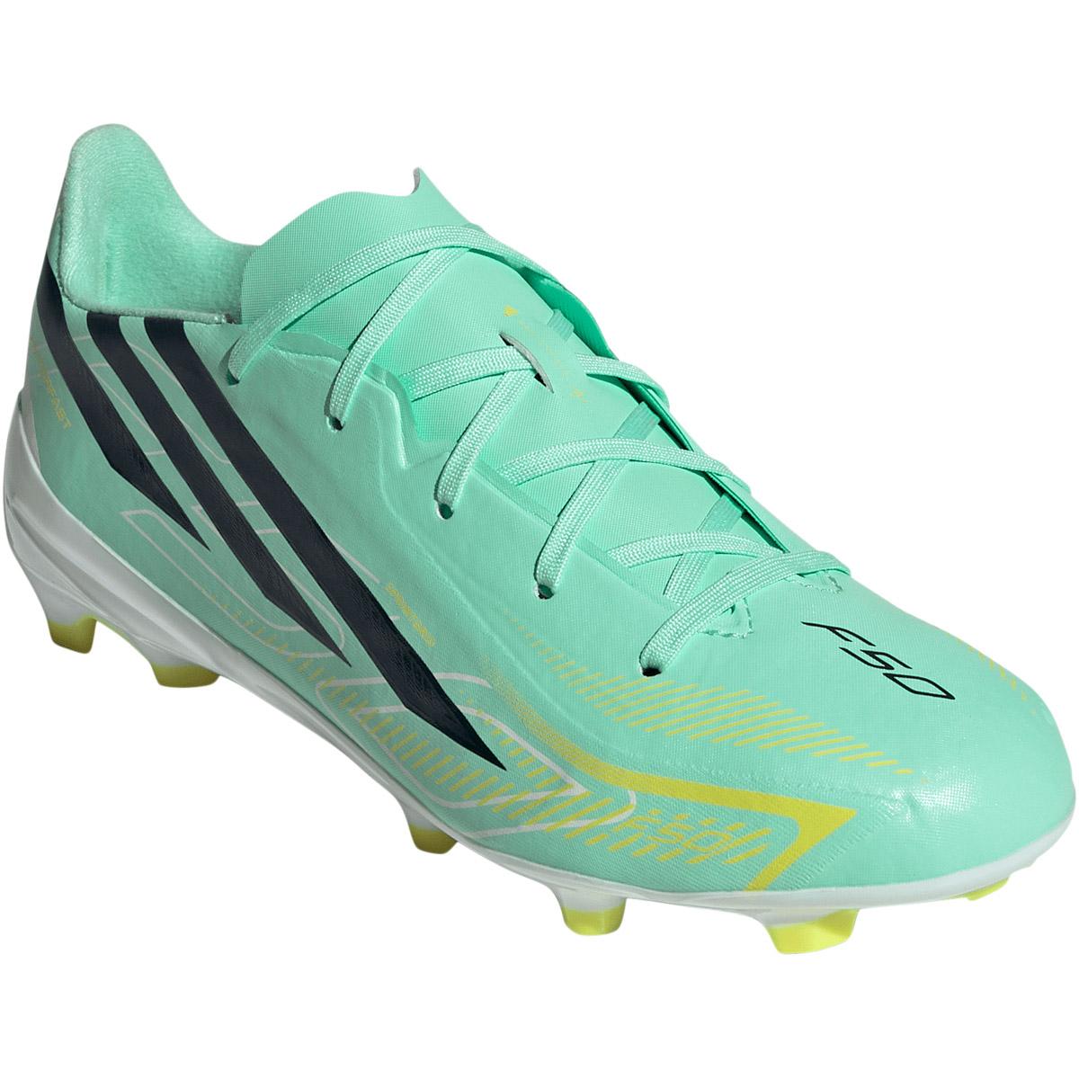 adidas F50 Hyperfast League FG Fodboldstøvler Børn PULMIN/NTNAVY/SOLLEM