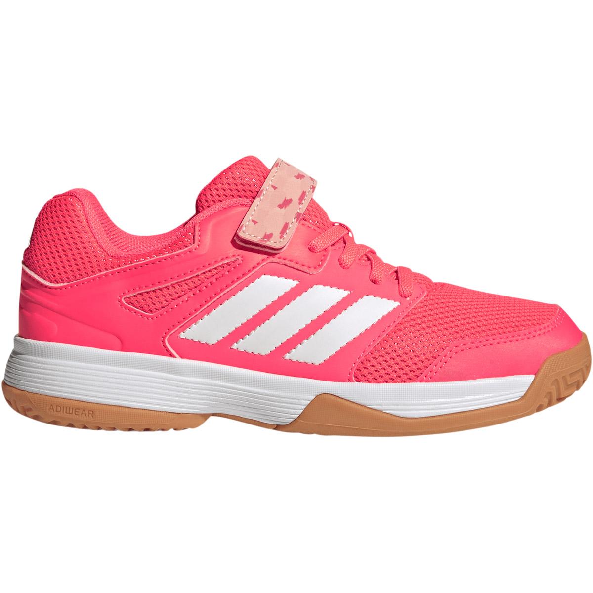 adidas Speedcourt Velcro Indendørssko Børn SOLTUR/FTWWHT/CLPINK