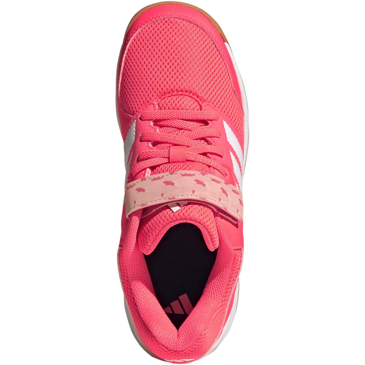 adidas Speedcourt Velcro Indendørssko Børn SOLTUR/FTWWHT/CLPINK