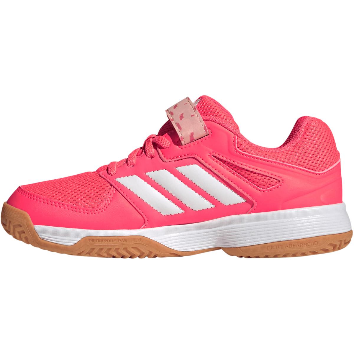adidas Speedcourt Velcro Indendørssko Børn SOLTUR/FTWWHT/CLPINK