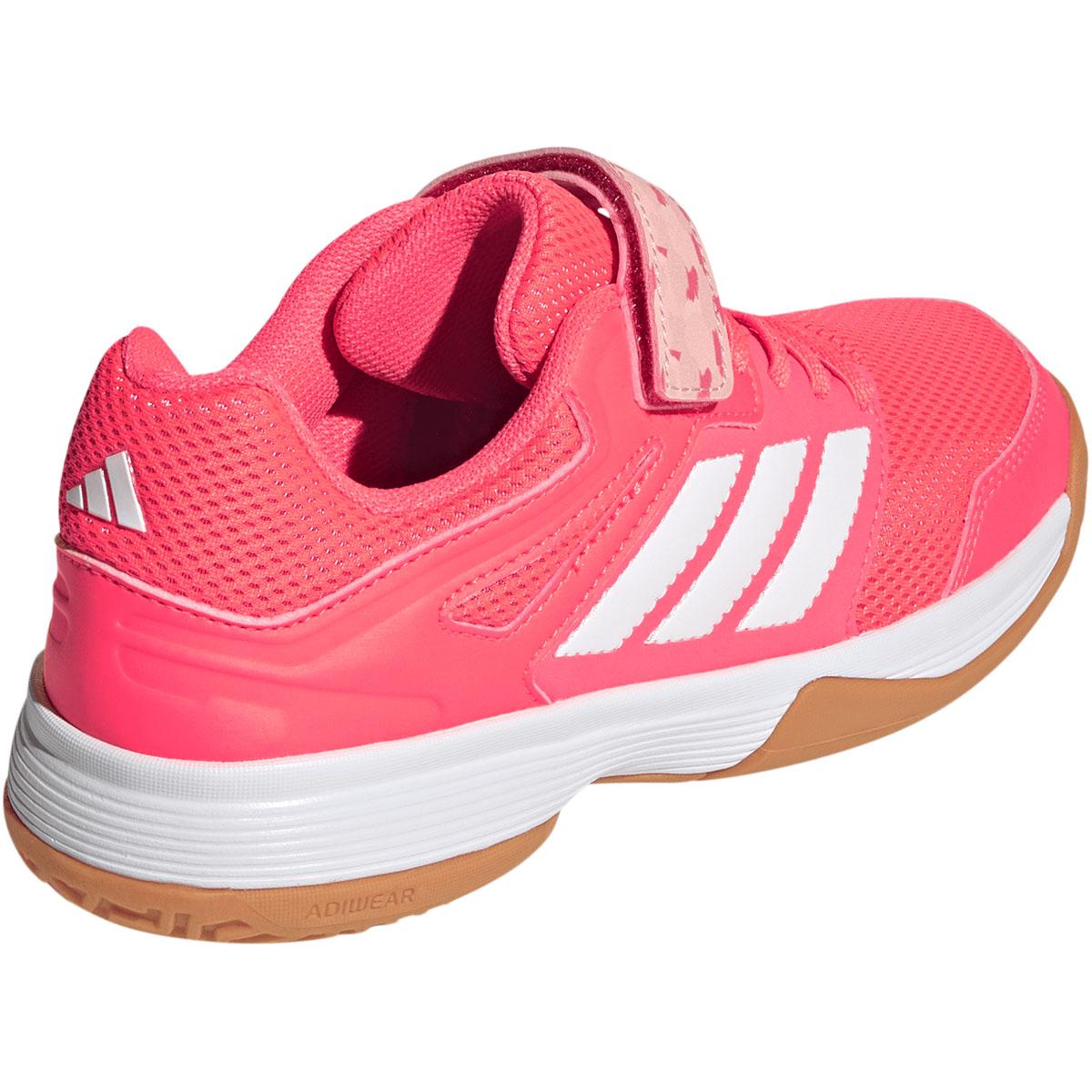 adidas Speedcourt Velcro Indendørssko Børn SOLTUR/FTWWHT/CLPINK