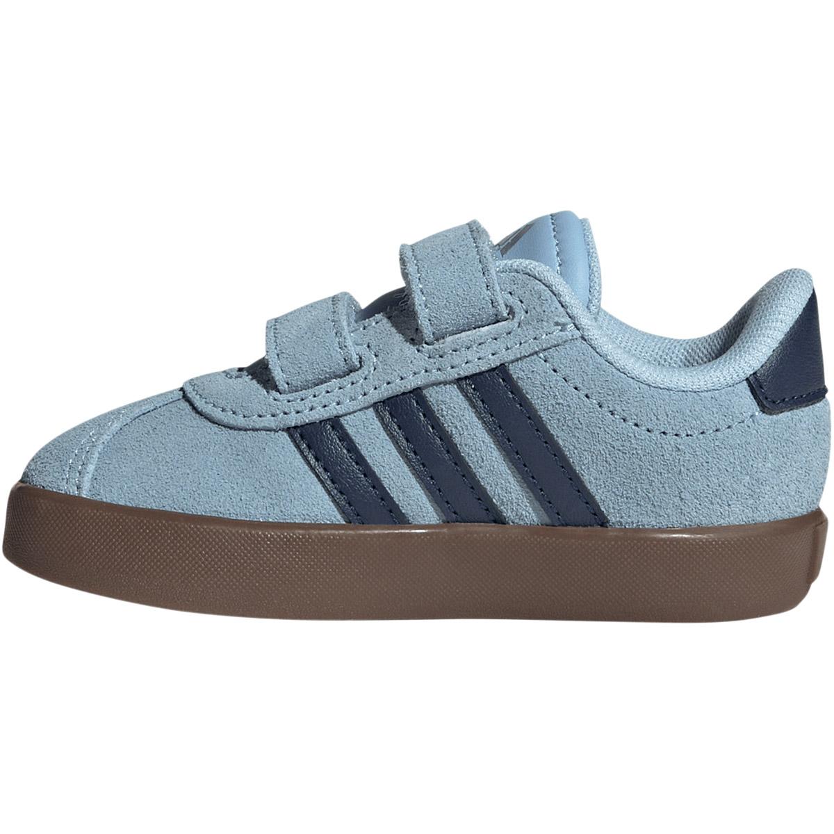 adidas VL Court 3.0 I Suede Velcro Sneakers Børn CLESKY/NINDIG/GUM5