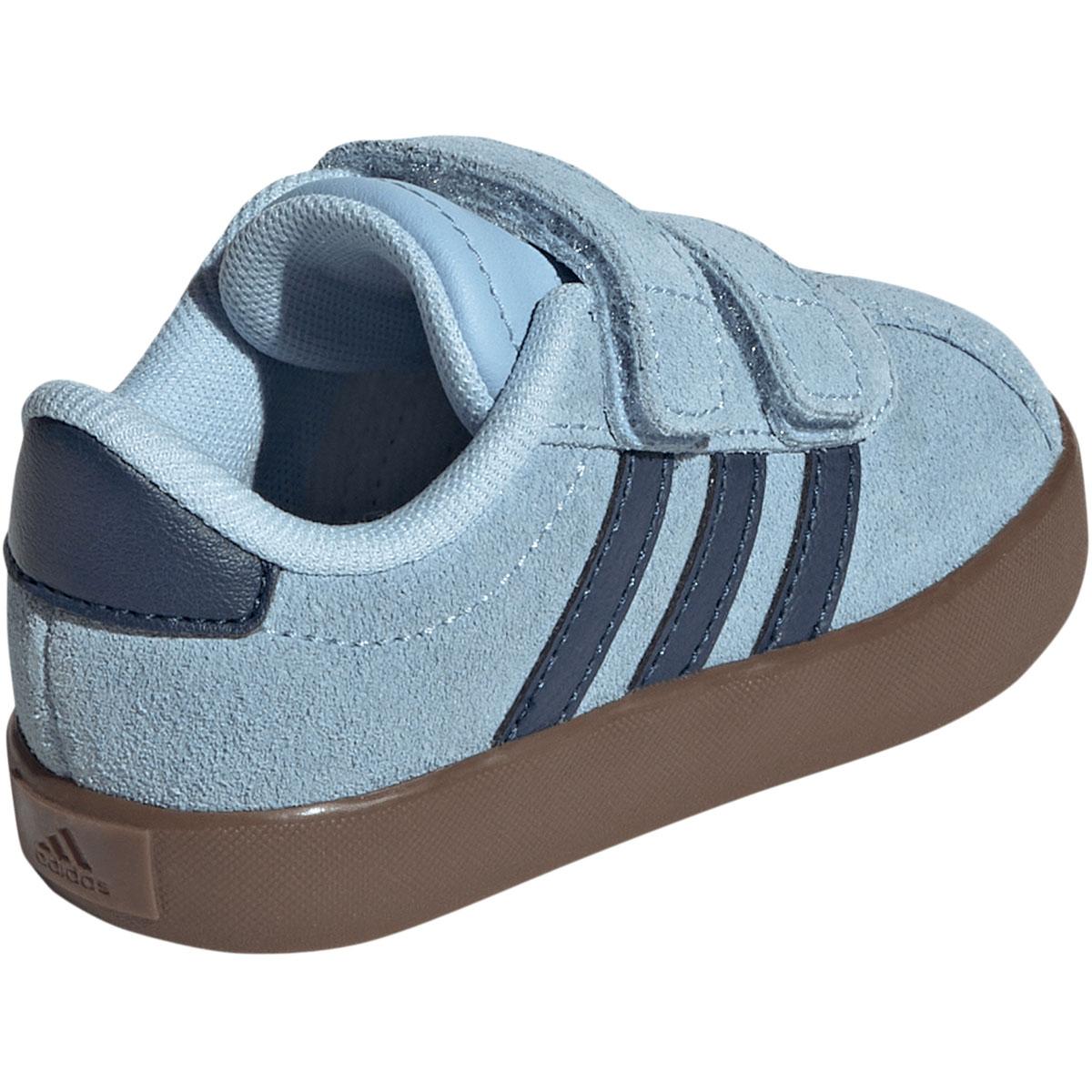 adidas VL Court 3.0 I Suede Velcro Sneakers Børn CLESKY/NINDIG/GUM5