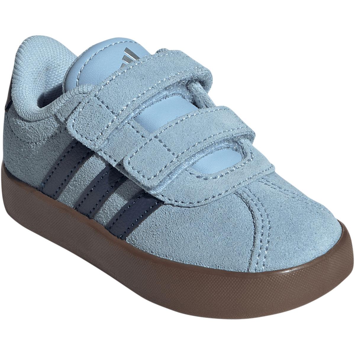 adidas VL Court 3.0 I Suede Velcro Sneakers Børn CLESKY/NINDIG/GUM5