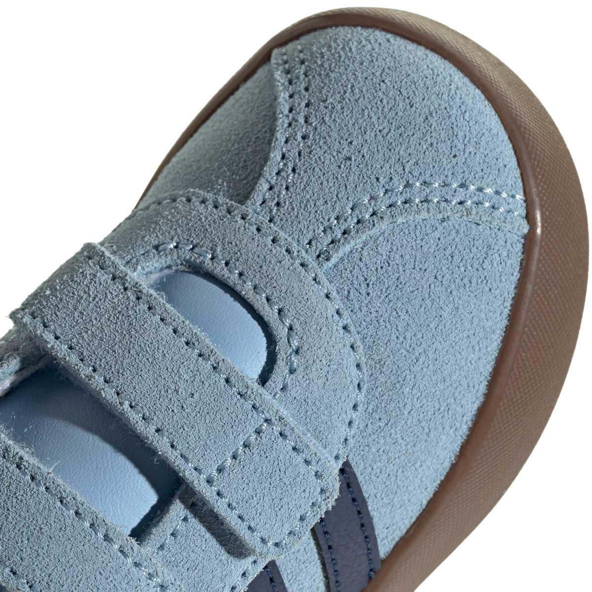 adidas VL Court 3.0 I Suede Velcro Sneakers Børn CLESKY/NINDIG/GUM5