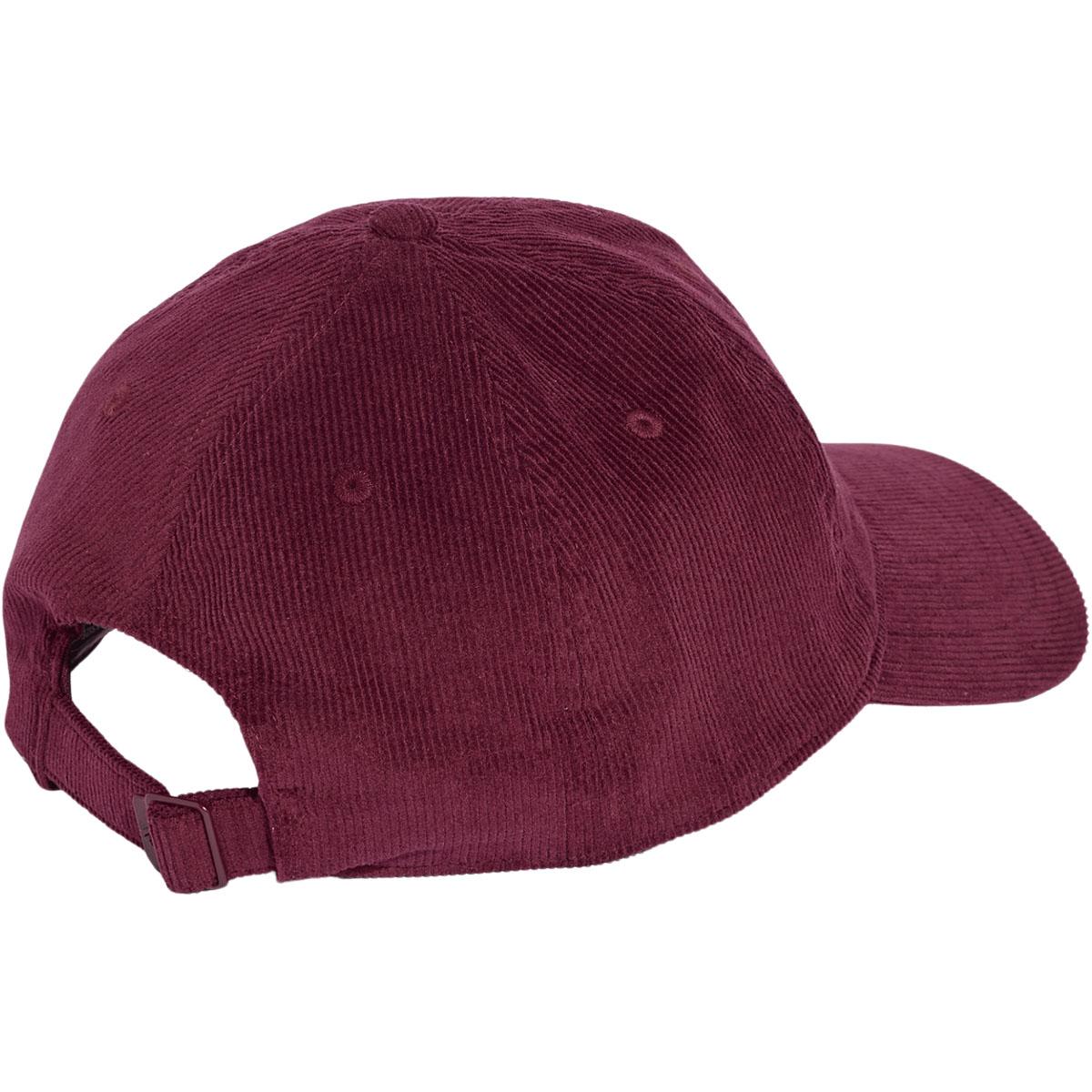 adidas Corduroy Strapback Cap MAROON/AMARED