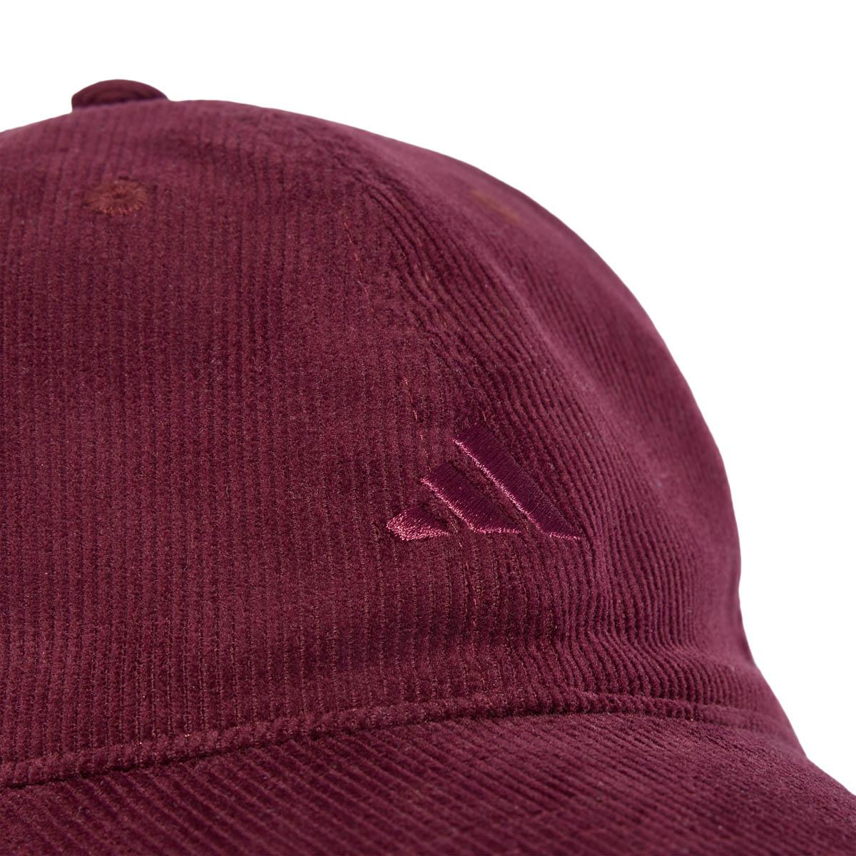 adidas Corduroy Strapback Cap MAROON/AMARED