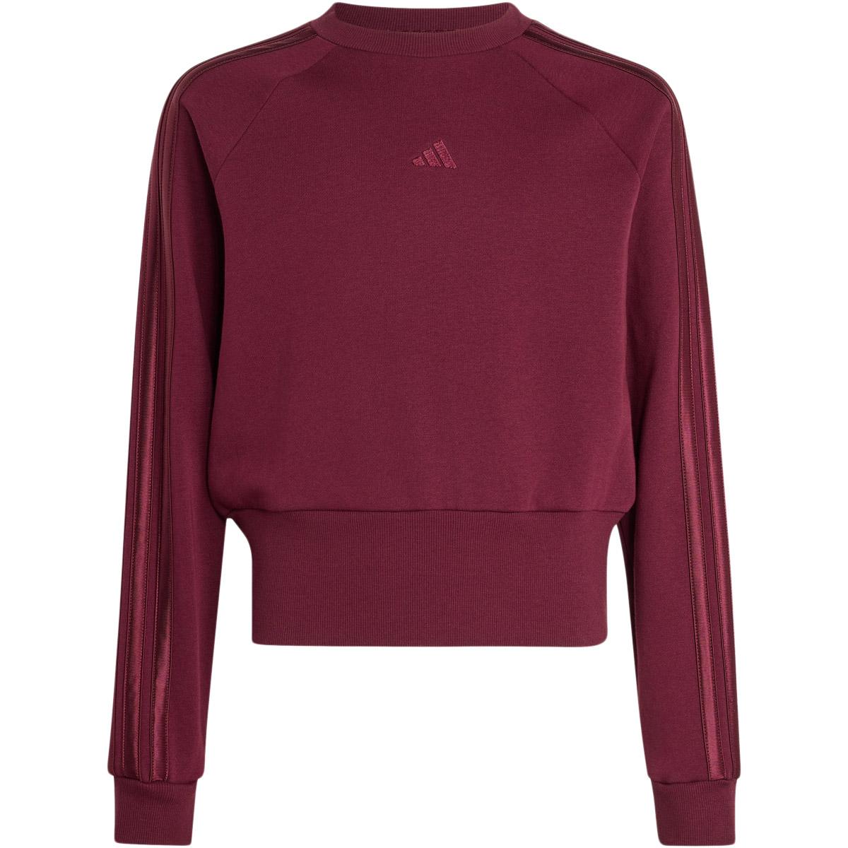 adidas Satin Sweatshirt Børn MAROON/MAROON