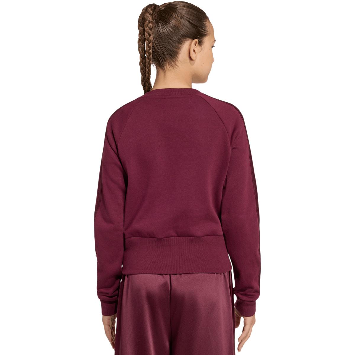 adidas Satin Sweatshirt Børn MAROON/MAROON