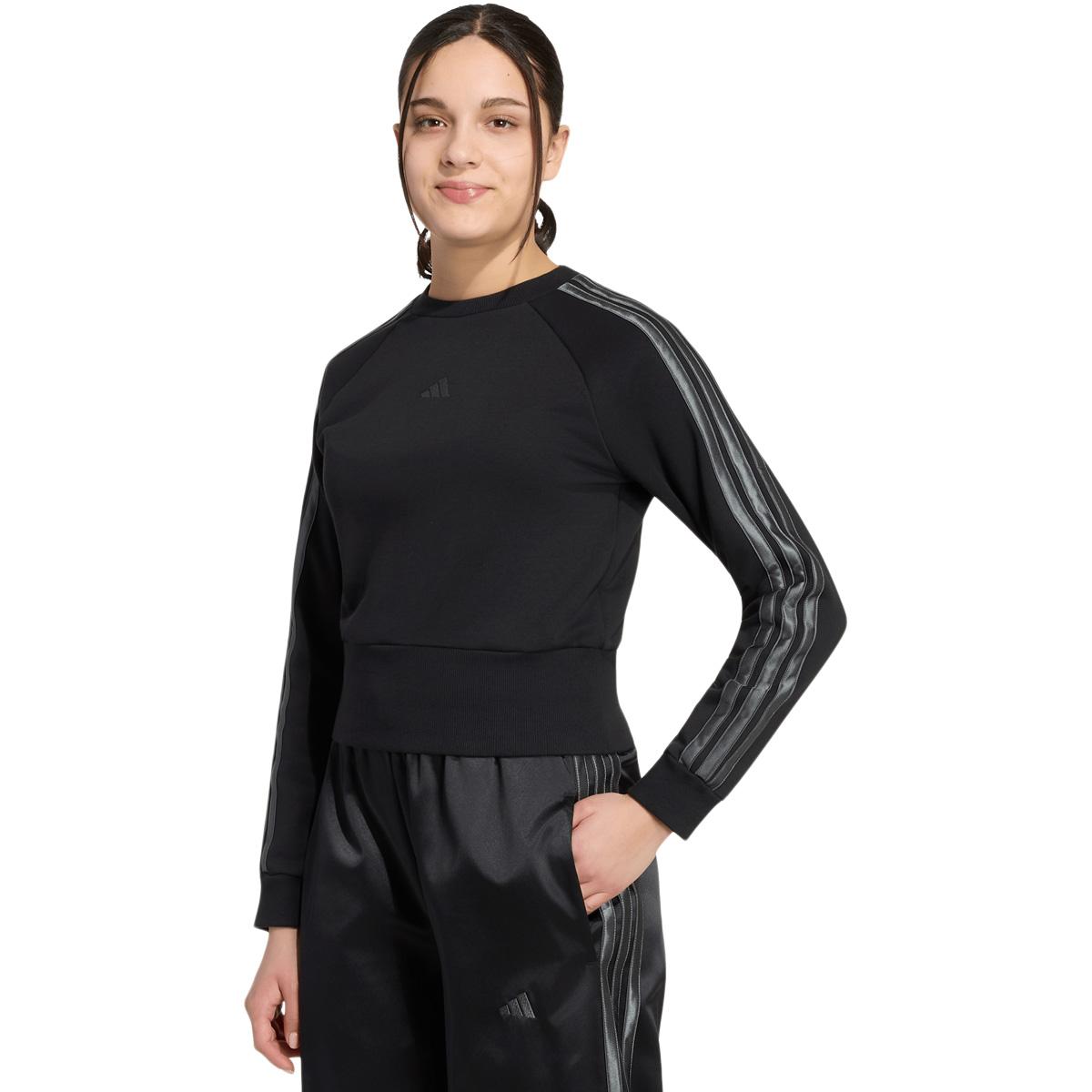 adidas Satin Sweatshirt Børn BLACK/GRESIX