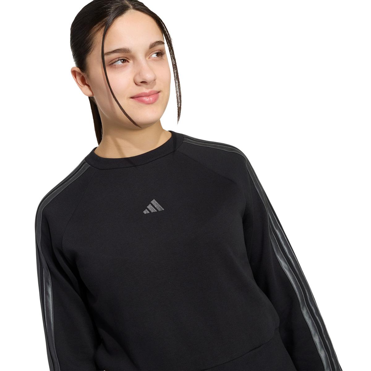 adidas Satin Sweatshirt Børn BLACK/GRESIX