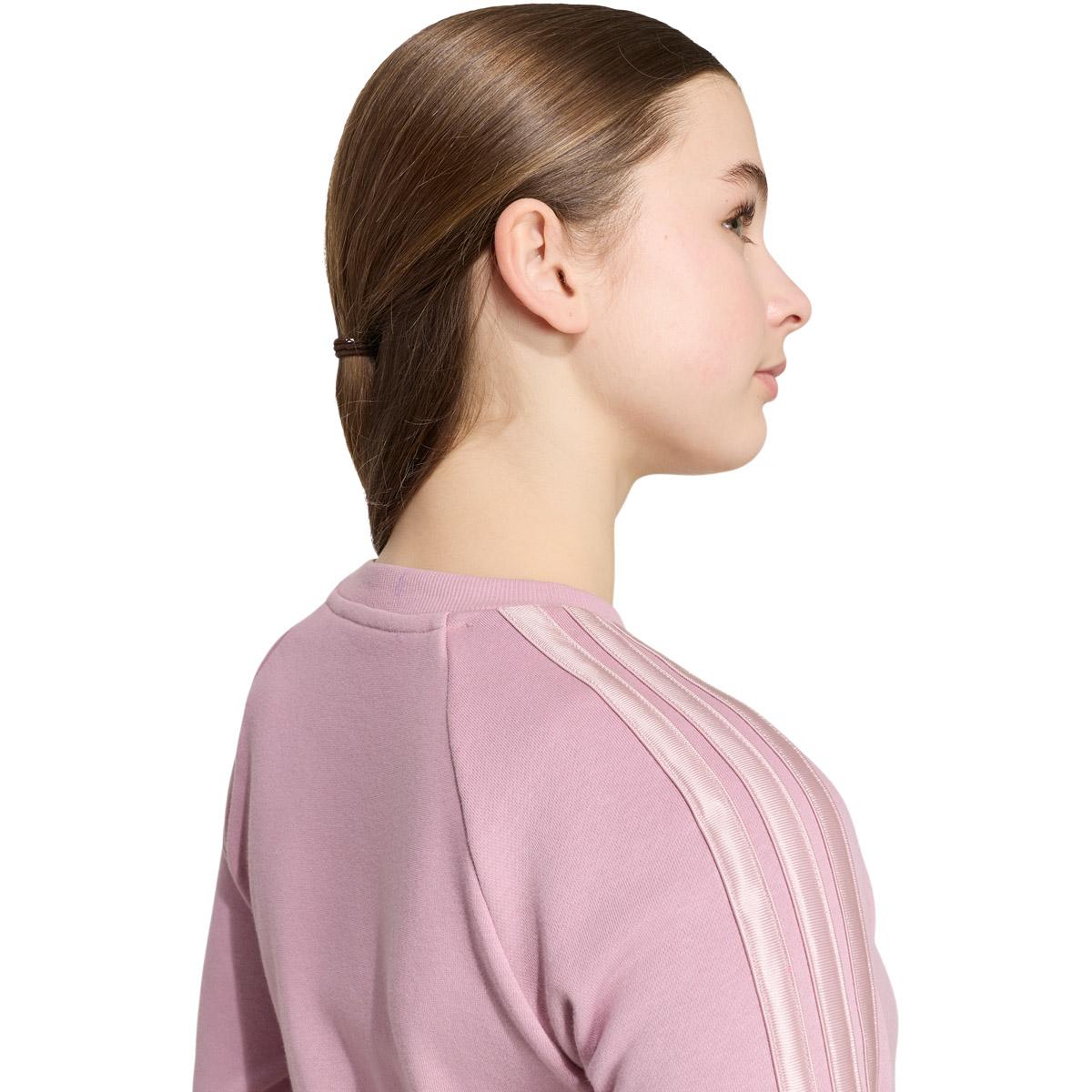 adidas Satin Sweatshirt Børn MAGMAU/DUALIL