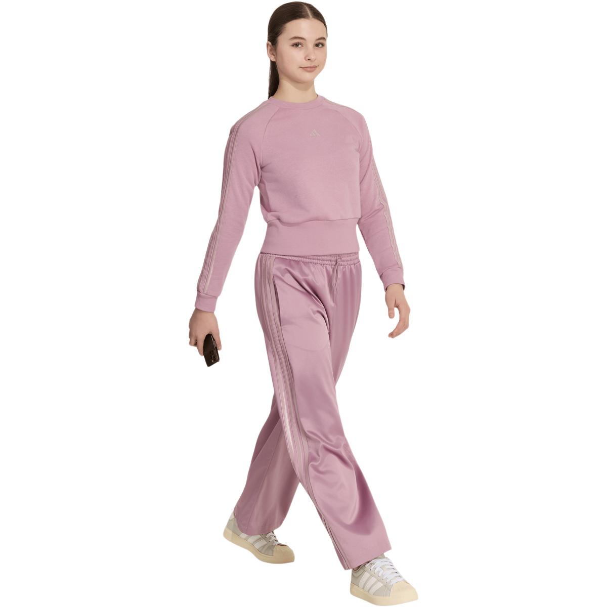 adidas Satin Sweatshirt Børn MAGMAU/DUALIL