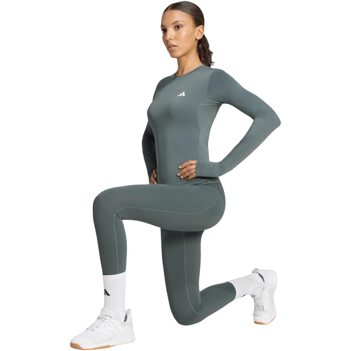 adidas PrimeLift Essentials Contour Langermet Løpe T-skjorte Dame LEGIVY