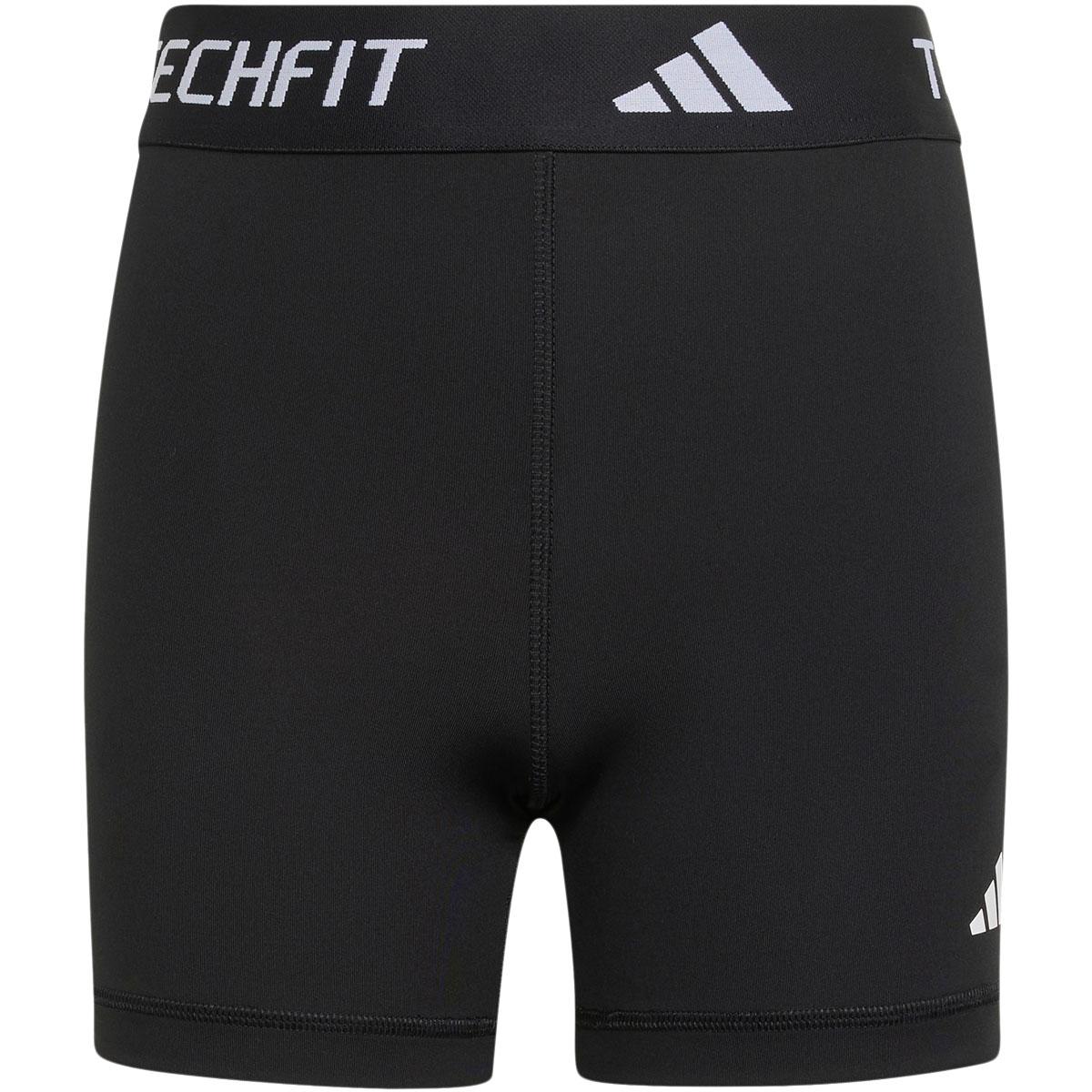 adidas Techfit Korte Treningstights Barn BLACK/WHITE