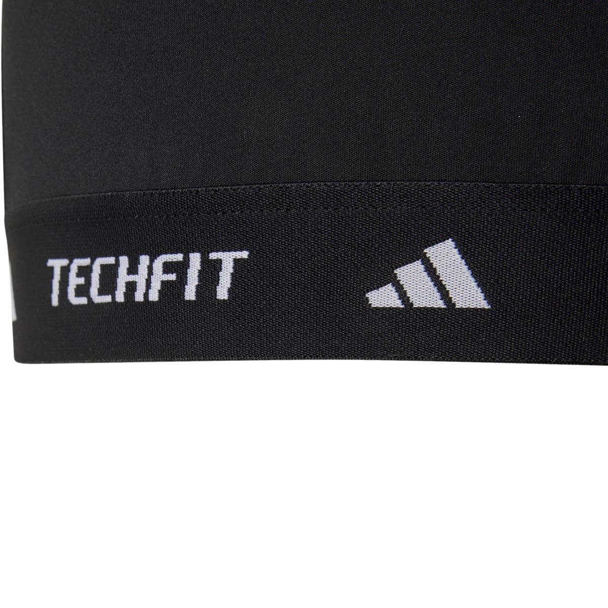 adidas Techfit Primelift Medium Support Sports-BH Barn BLACK/WHITE
