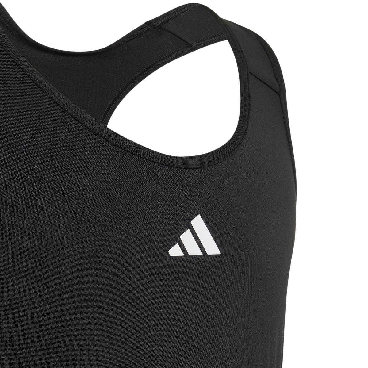 adidas Techfit Primelift Medium Support Sports-BH Barn BLACK/WHITE