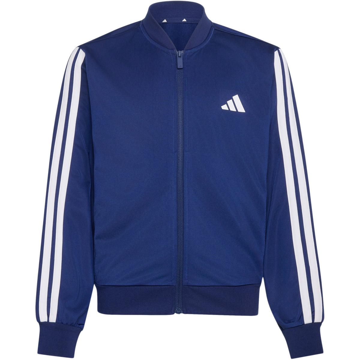 adidas 3-Stripes Track Top Børn DKBLUE/WHITE