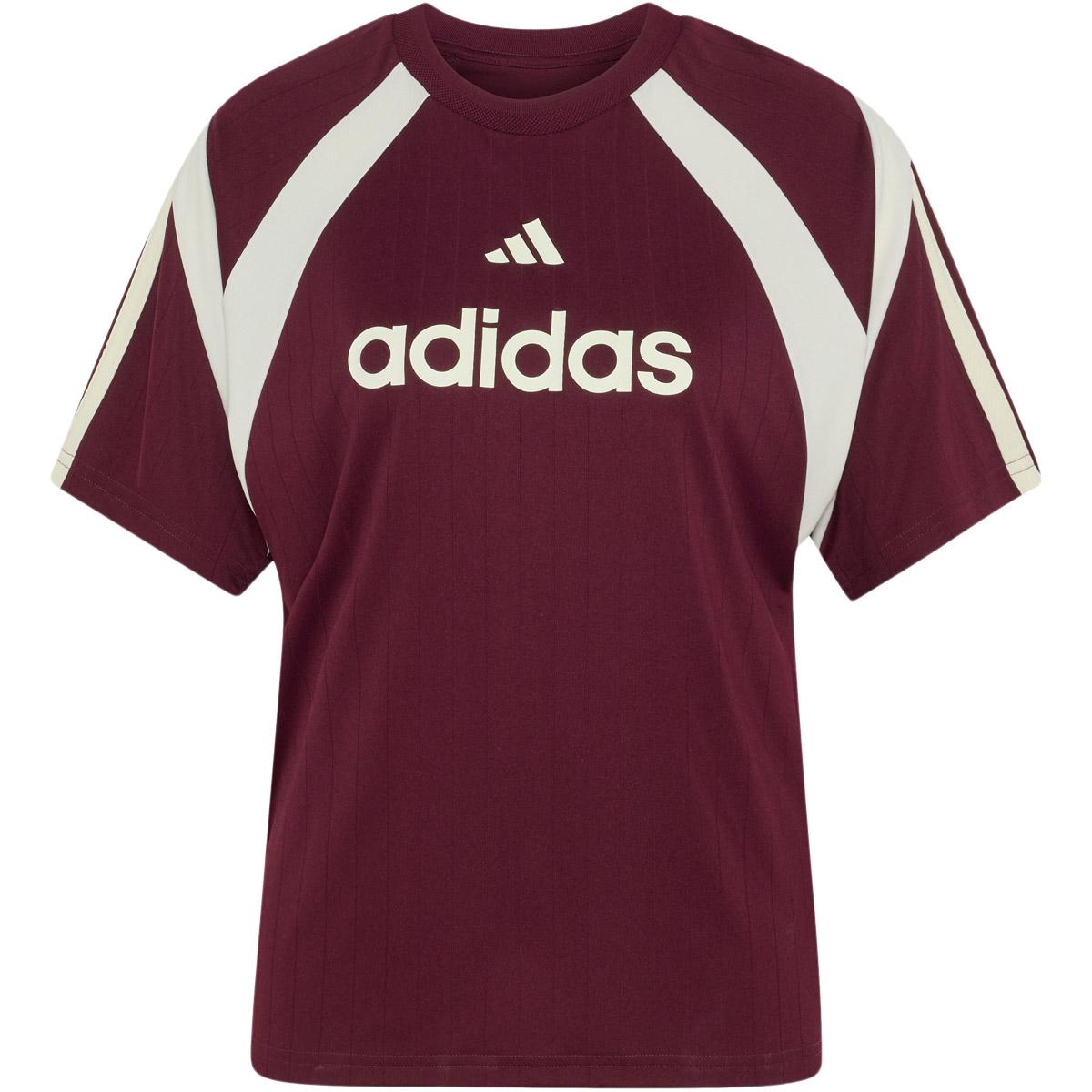 adidas Tiro T-skjorte Dame MAROON/IVORY