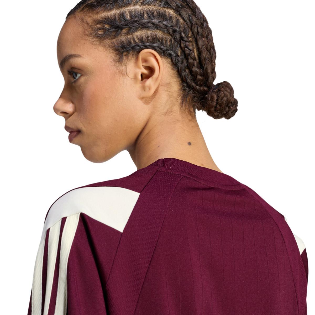 adidas Tiro T-skjorte Dame MAROON/IVORY