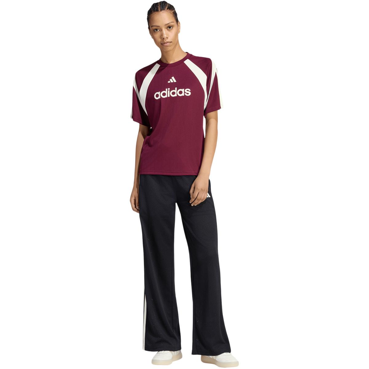 adidas Tiro T-skjorte Dame MAROON/IVORY
