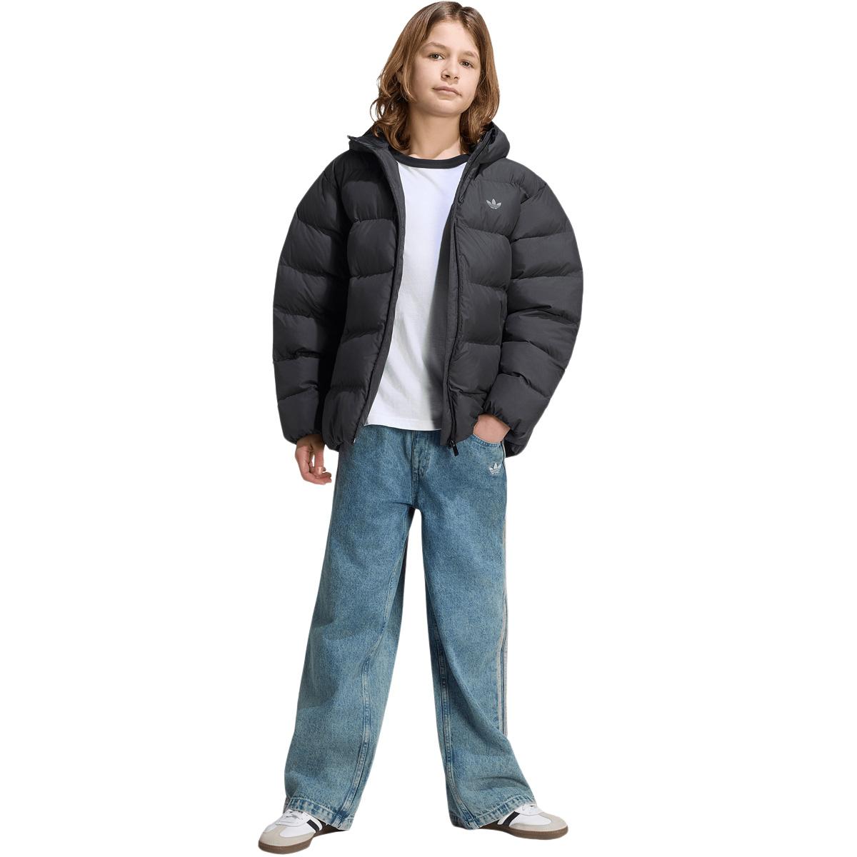 adidas Originals Regular Puffer Dunjakke Barn BLACK