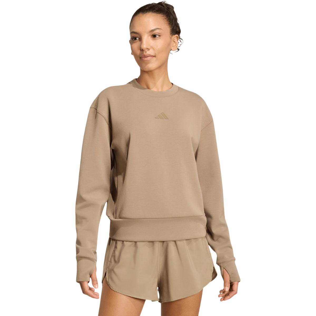 adidas Designed 4 Training Knit Crew Træningstrøje Dame KHASIX