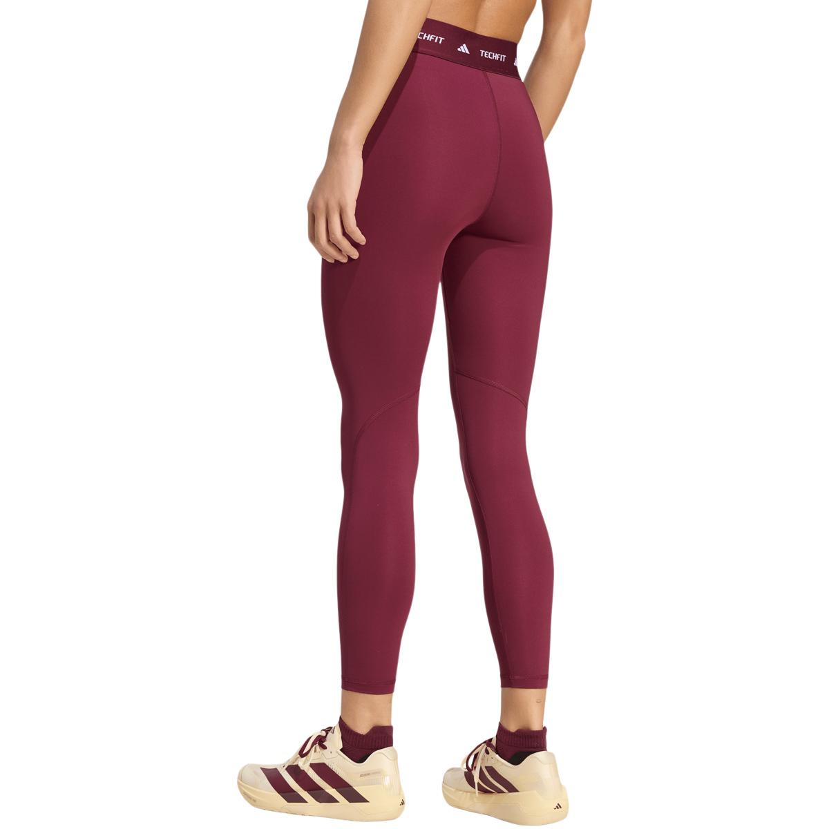 adidas Techfit 7/8 Treningstights Dame MAROON