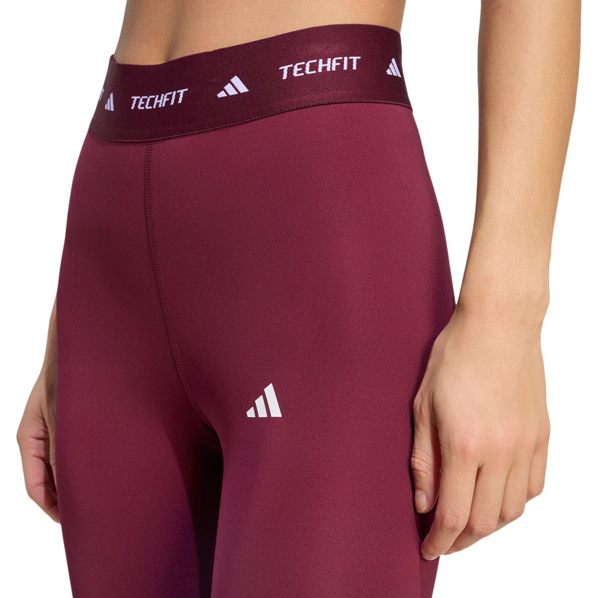 adidas Techfit 7/8 Treningstights Dame MAROON