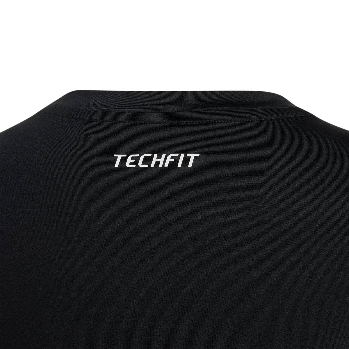 adidas Techfit Langærmet Baselayer Trænings T-shirt Børn BLACK/WHITE