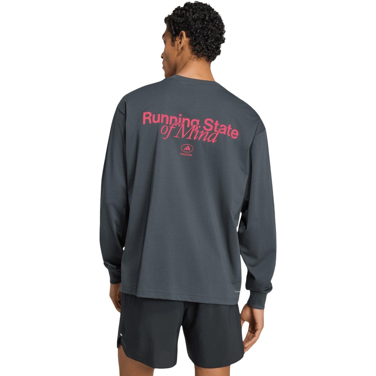 adidas RSOM Langærmet Løbe T-shirt Herre CARBON/SOLTUR