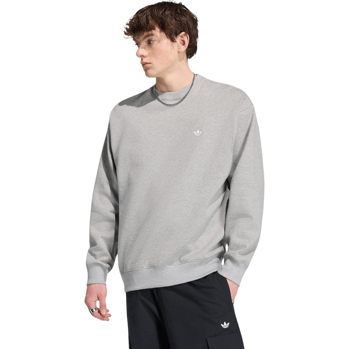 adidas Essentials Loose Crew Sweatshirt Herre MGREYH