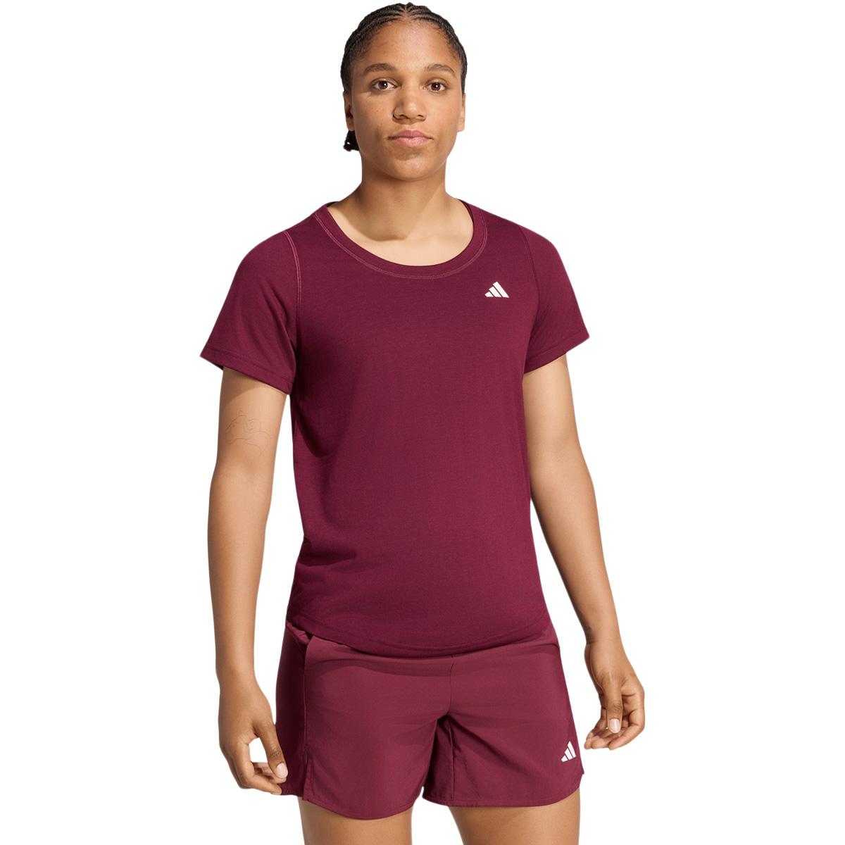 adidas Work Out Essentials Scoop Trænings T-shirt Dame MAROON