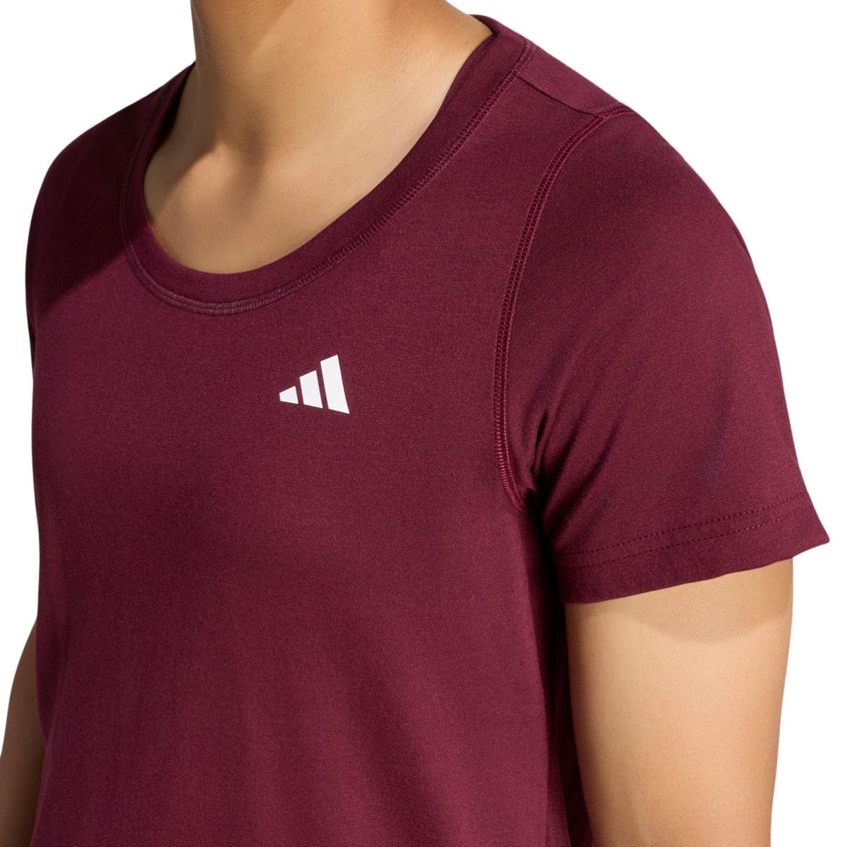 adidas Work Out Essentials Scoop Trænings T-shirt Dame MAROON